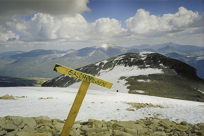 Weg zum Galdhøpiggen