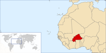 Lage von Burkina Faso Burkina Faso Karte