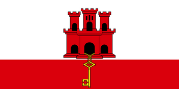 Flagge Gibraltar