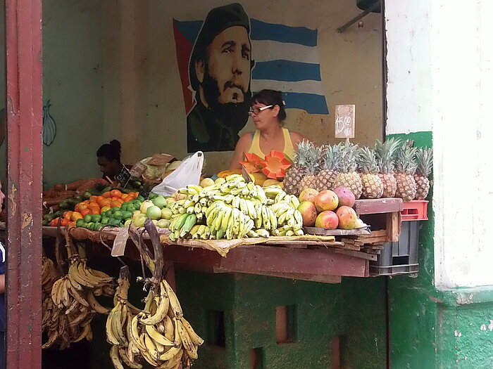 Obststand in Havanna