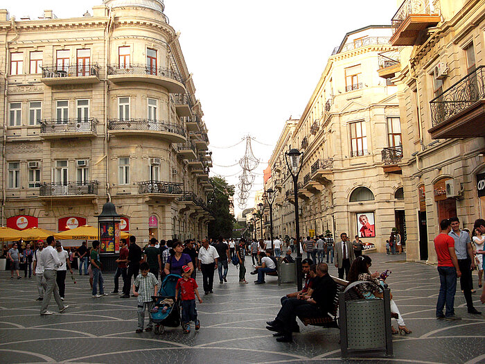 Straße in Baku