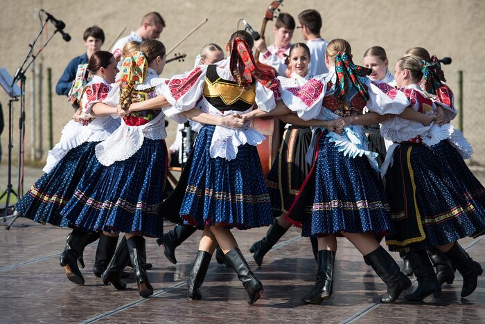 Slowakische Folkloregruppe