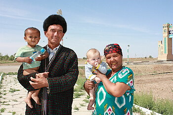 Familie aus Nukus