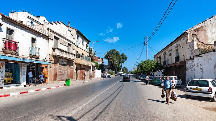 Straße in Algerien