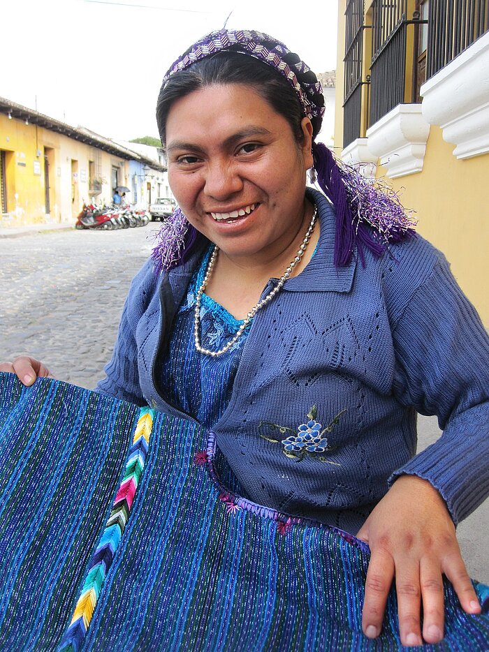 Frau aus Guatemala