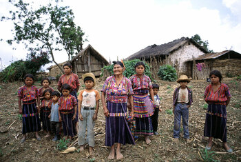 Cakchiquel-Familie aus Guatemala