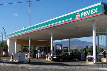 PEMEX-Tankstelle in Mexiko