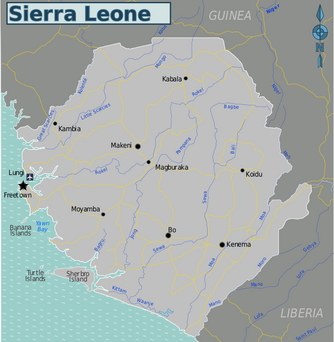 Flüsse in Sierra Leone