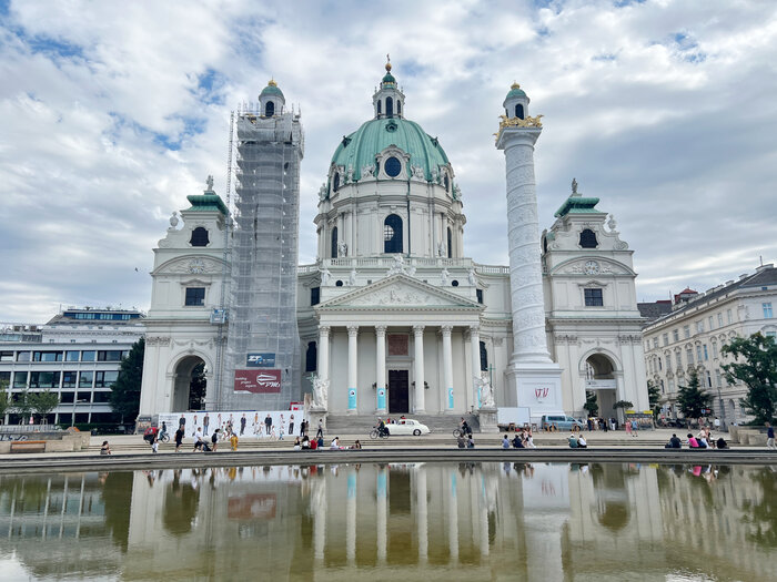 Sehenswürdigkeiten von Wien: Wiener Karlskirche Sehenswürdigkeiten von Wien: Karlskirche
