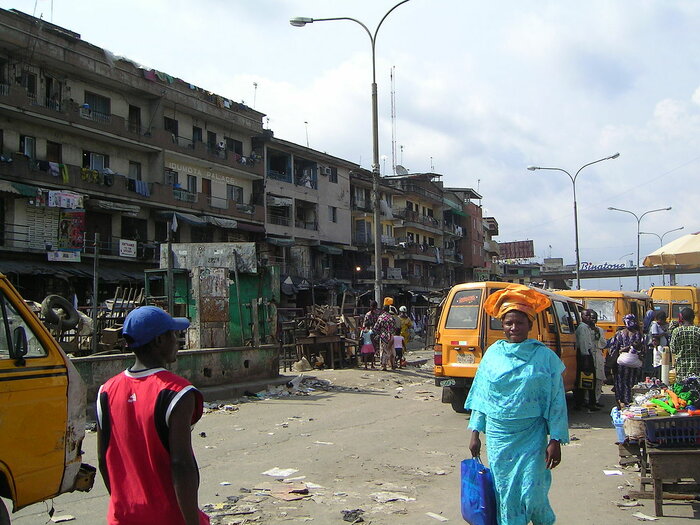Straße in Lagos