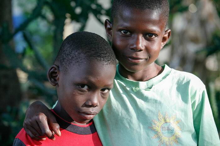 Zwei Brüder in Haiti