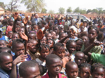 Kinder in Yanfolila in Mali