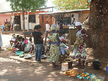 Markt in Quinhamel