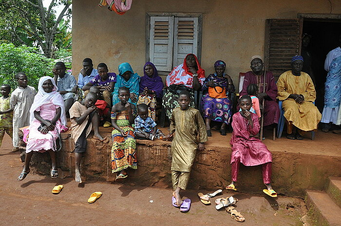 Familie aus Kamerun