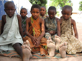 Schüler einer Koranschule im Senegal