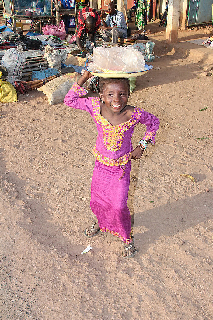 Mädchen aus Gambia