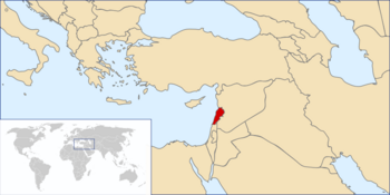 Lage, Libanon
