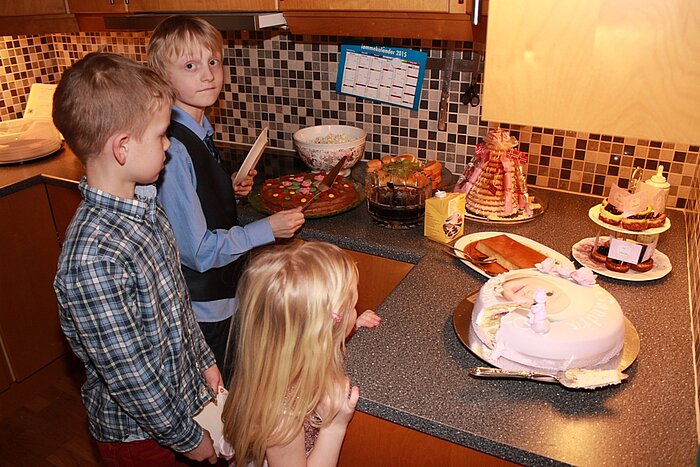 Kuchenbuffet in Norwegen