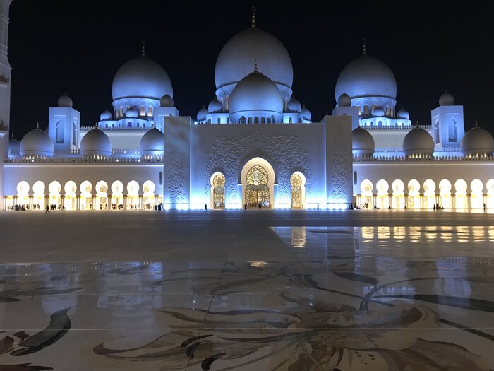 Sheikh-Zahed-Moschee in Abu Dhabi
