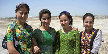Turkmenische Mädchen
