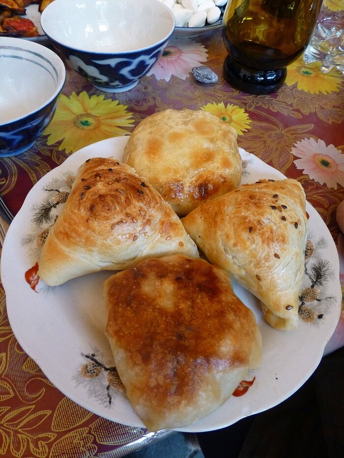 Usbekische Samsa Samsa aus Usbekistan