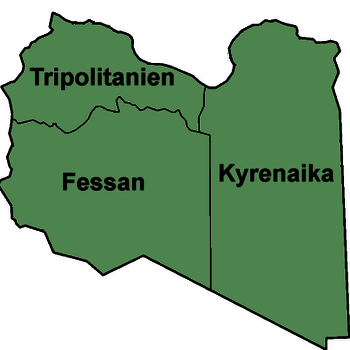 Historische Provinzen von Libyen