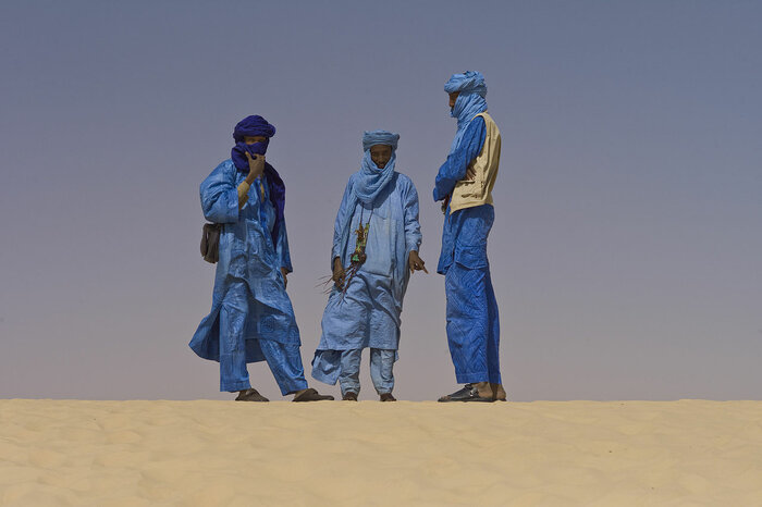 Tuareg in der Wüste bei Timbuktu