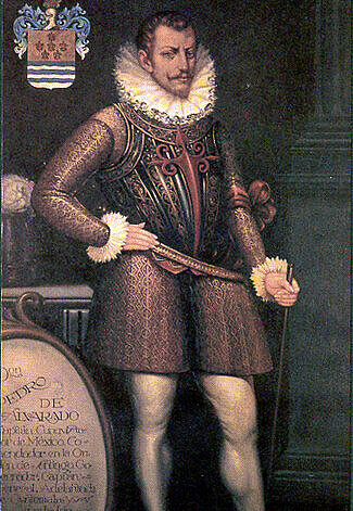 Gemälde von Pedro de Alvarado