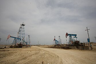 Onshore-Ölfelder in Aserbaidschan
