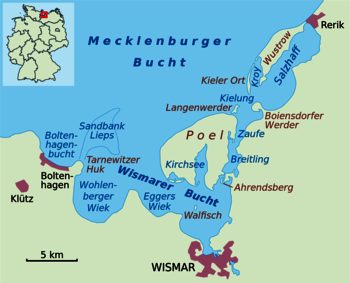 Karte Wismarer Bucht