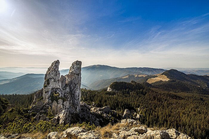 Landschaft im Süden Rumäniens