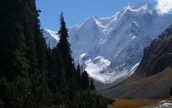 Landschaft in Kirgisistan: Berge