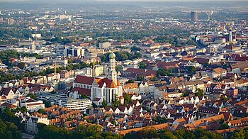 Blick auf Augsburg