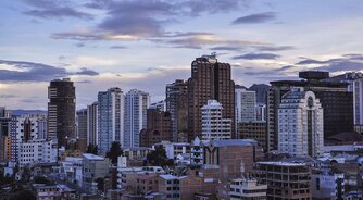 Hochhäuser in La Paz