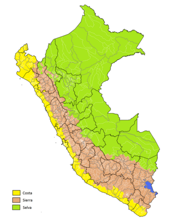 Naturräume von Peru