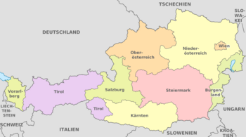 Karte Österreich Bundesländer