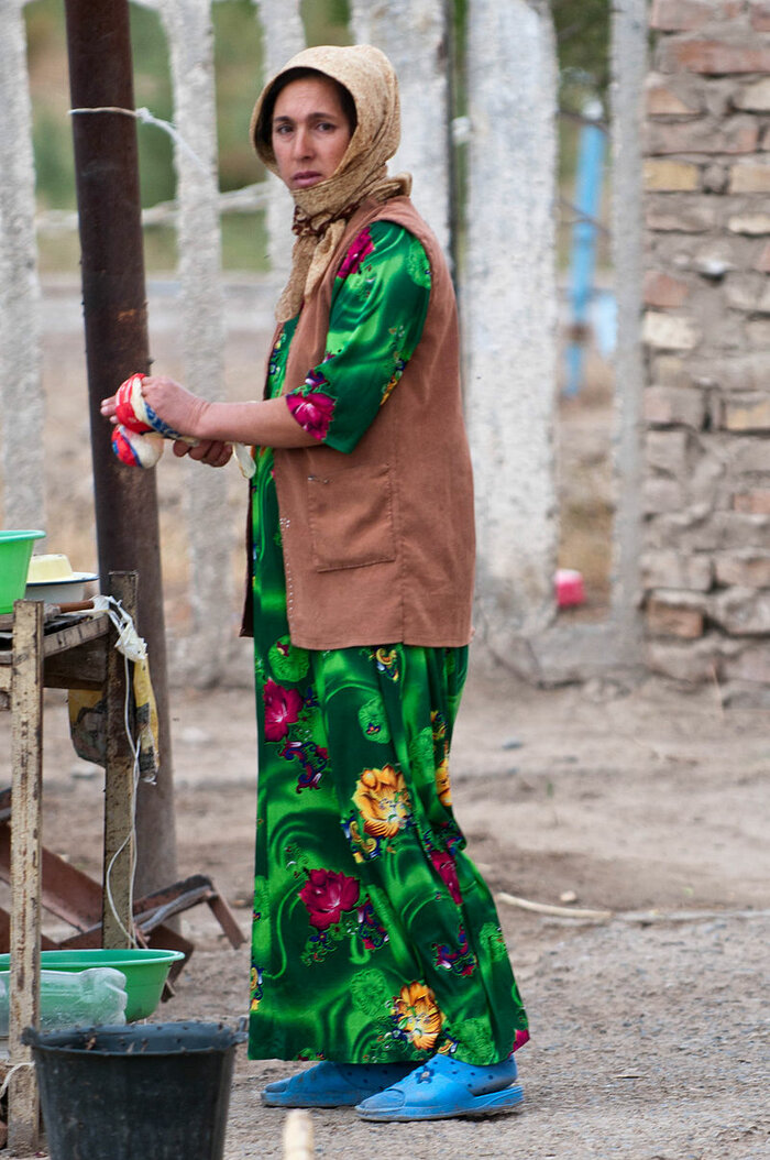 Frau aus Turkmenistan