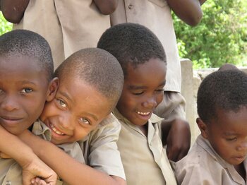 Schulkinder in Jamaika