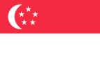 Singapurs Flagge