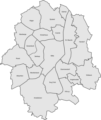 Stadtteile Münster