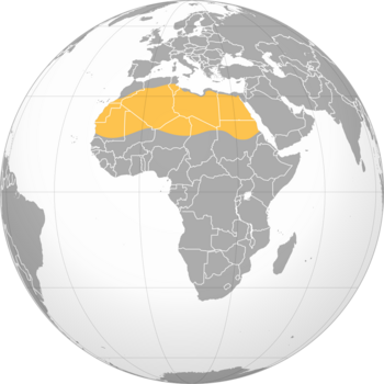 Sahara Karte