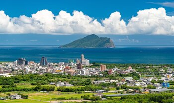 Landschaft in Taiwan: Guishan Dao Insel Taiwan Landschaft