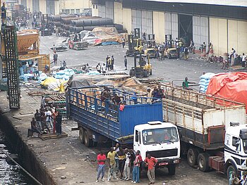 Hafen von Abidjan