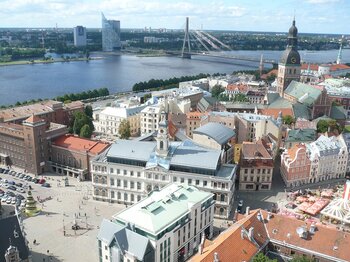 Riga, die lettische Hauptstadt