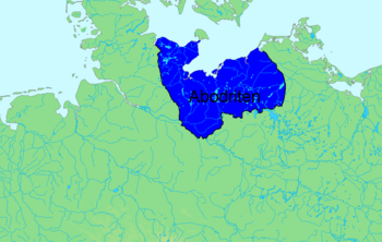 Siedlungsgebiet der Abodriten