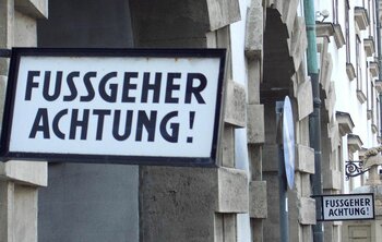 Straßenschild in der Wiener Hofburg
