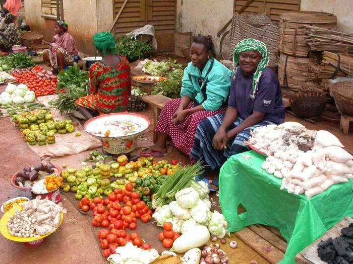 Markt in Léo, Burkina Faso