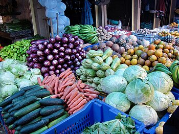 Markt in der Dominikansichen Republik