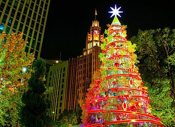 Weihnachtsbaum in Melbourne