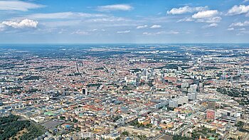Luftbild von Berlin